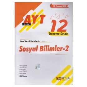 AYT Sosyal Bilimler 2 12 Deneme Sınavı Nitelik Yayınları