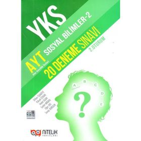 AYT Sosyal Bilimler 2 20li Deneme Sınavı Nitelik Yayınları