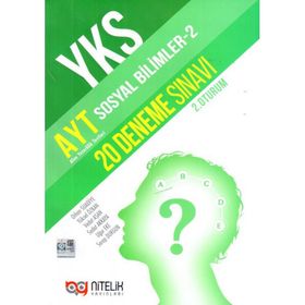 AYT Sosyal Bilimler 2 20li Deneme Sınavı Nitelik Yayınları