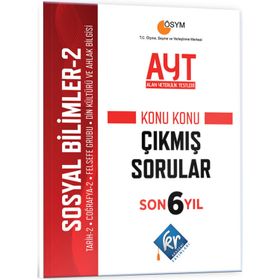 AYT Sosyal Bilimler-2 Son 6 Yıl Konu Konu Çıkmış Sorular - KR Akademi