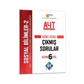 AYT Sosyal Bilimler-2 Son 6 Yıl Konu Konu Çıkmış Sorular - KR Akademi