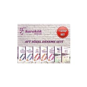 Ayt Sözel Deneme Seti 5 Kitap Karekök Yayınları