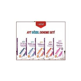 Ayt Sözel Deneme Seti 5 Kitap Karekök Yayınları