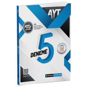 AYT Tamamı Çözümlü 5 Deneme - Pegem Akademi Yayıncılık