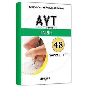 Ayt Tarih 48 Yaprak Test Ankara Yayıncılık