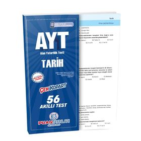 AYT Tarih Akıllı Test Puan Yayınları