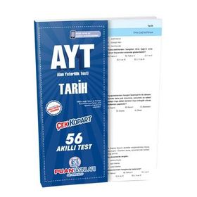 AYT Tarih Akıllı Test Puan Yayınları