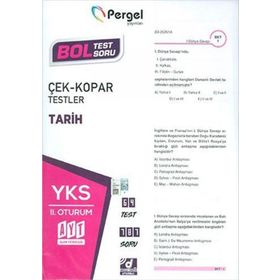 AYT Tarih Çek Kopar Testler - Pergel Yayınları