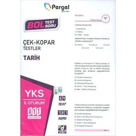 AYT Tarih Çek Kopar Testler - Pergel Yayınları