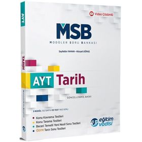 AYT Tarih Güncel MSB Modüler Soru Bankası-Eğitim Vadisi