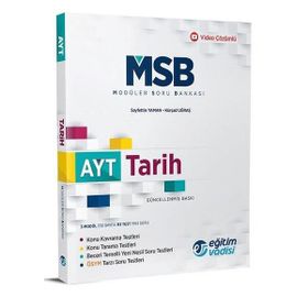 AYT Tarih Güncel MSB Modüler Soru Bankası-Eğitim Vadisi