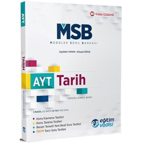 AYT Tarih Güncel MSB Modüler Soru Bankası-Eğitim Vadisi