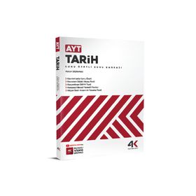 AYT Tarih Konu Özetli Soru Bankası 4K Yayınları