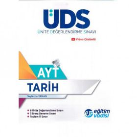 AYT Tarih ÜDS Ünite Değerlendirme Sınavı Eğitim Vadisi Yayınları