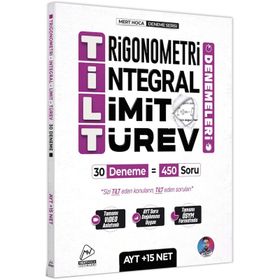 AYT TİLT Denemeleri Trigonometri İntegral Limit Türev 30 Deneme Mert Hoca Yayınları