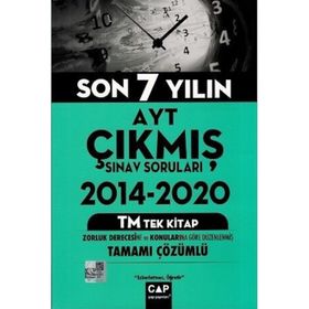 AYT TM Son 7 Yılın Çıkmış Sorular-Çap Yayınları