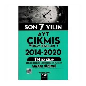 AYT TM Son 7 Yılın Çıkmış Sorular-Çap Yayınları