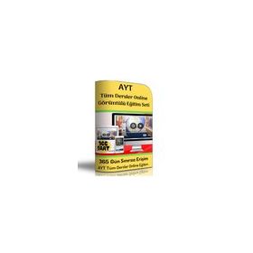AYT Tüm Dersler Online Görüntülü Eğitim Setİ