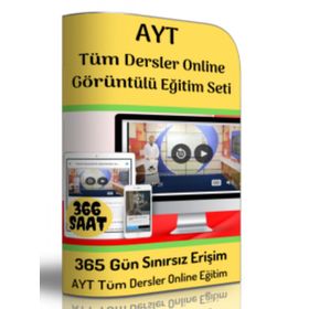 AYT Tüm Dersler Online Görüntülü Eğitim Setİ