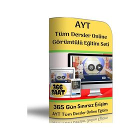 AYT Tüm Dersler Online Görüntülü Eğitim Setİ