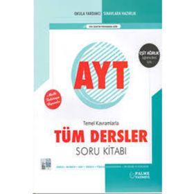 AYT Tüm Dersler Soru Kitabı Bankası - Palme Yayınları