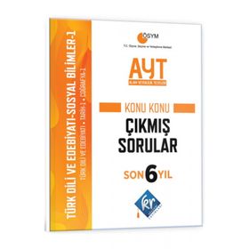 AYT Türk Dili Edebiyati - Sosyal Bilimler-1 Son 6 Yıl Konu Konu Çıkmış Sorular - KR Akademi