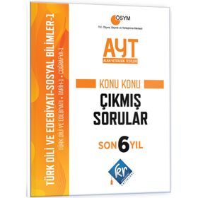 AYT Türk Dili Edebiyati - Sosyal Bilimler-1 Son 6 Yıl Konu Konu Çıkmış Sorular - KR Akademi