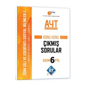 AYT Türk Dili Edebiyati - Sosyal Bilimler-1 Son 6 Yıl Konu Konu Çıkmış Sorular - KR Akademi