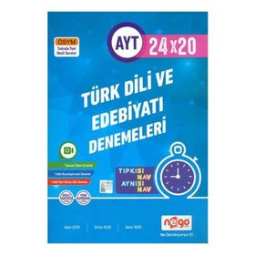 AYT Türk Dili ve Edebiyatı 24x20 Branş Denemeleri-Nego Yayınları
