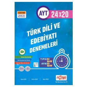 AYT Türk Dili ve Edebiyatı 24x20 Branş Denemeleri-Nego Yayınları