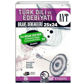 AYT Türk Dili Ve Edebiyatı 25 x 24 Branş Denemeleri - Bilgi Sarmal Yayınları