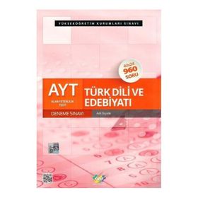 AYT Türk Dili Ve Edebiyatı 40x24 Deneme Sınavı Fdd Yayınları