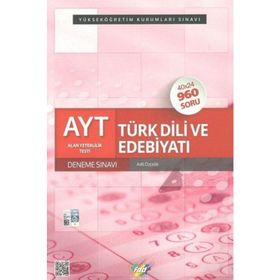AYT Türk Dili Ve Edebiyatı 40x24 Deneme Sınavı Fdd Yayınları