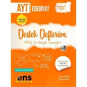 Ayt Türk Dili Ve Edebiyatı Destek Defterim-Ens Yayıncılık