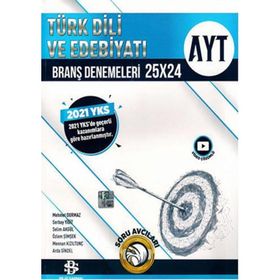AYT Türk Dili ve Edebiyatı EvdeKal 25x24 Branş Denemeleri-Bilgi Sarmal Yayınları