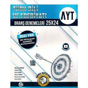 AYT Türk Dili ve Edebiyatı EvdeKal 25x24 Branş Denemeleri-Bilgi Sarmal Yayınları