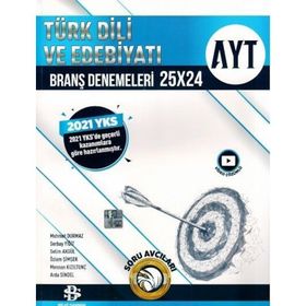 AYT Türk Dili ve Edebiyatı EvdeKal 25x24 Branş Denemeleri-Bilgi Sarmal Yayınları