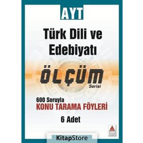 AYT Türk Dili ve Edebiyatı Konu Tarama Föyleri Ölçüm Serisi 6 Fasikül-Pano Yayınları