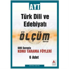 AYT Türk Dili ve Edebiyatı Konu Tarama Föyleri Ölçüm Serisi 6 Fasikül-Pano Yayınları