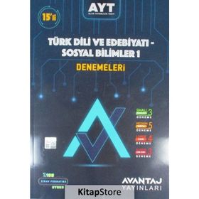 AYT Türk Dili ve Edebiyatı Sosyal Bilimler 1 Ray 15 li Denemeleri-Toprak Yayıncılık