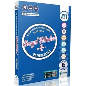 AYT Türk Dili ve Edebiyatı Sosyal Bilimler 1 Ray 15 li Denemeleri-Toprak Yayıncılık