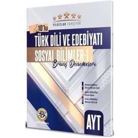 AYT Türk Dili ve Edebiyatı Sosyal Bilimler 1 Yıldızlar Yarışıyor 10'lu Branş Denemeleri Bilgi Sarmal Yayınevi