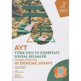 Ayt Türk Dili Ve Edebiyatı Sosyal Bilimler Tamamı Çözümlü 10 Deneme Sınavı