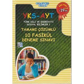 Ayt Türk Dili Ve Edebiyatı Sosyal Bilimler Tamamı Çözümlü 10 Deneme Sınavı