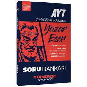 AYT Türk Dili ve Edebiyatı Yazar Eser Soru Bankası - Yönerge Yayınları