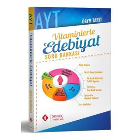 AYT Vitaminlerle Edebiyat Soru Bankası-Sonuç Yayınları
