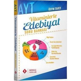AYT Vitaminlerle Edebiyat Soru Bankası-Sonuç Yayınları