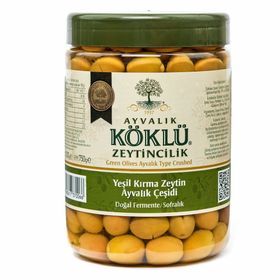 Ayvalık Köklü Zeytincilik 1 lt Ayvalık Kırma Yeşil Zeytin