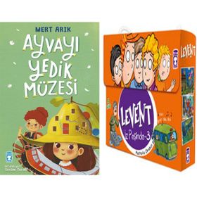 Ayvayı Yedik Müzesi ve Levent İz Peşinde 3 Set - 5 Kitap - Mert Arık