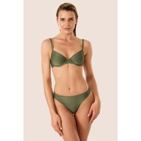 Ayyıldız 3409 36 Haki Simli Kaplı Bikini Takımı